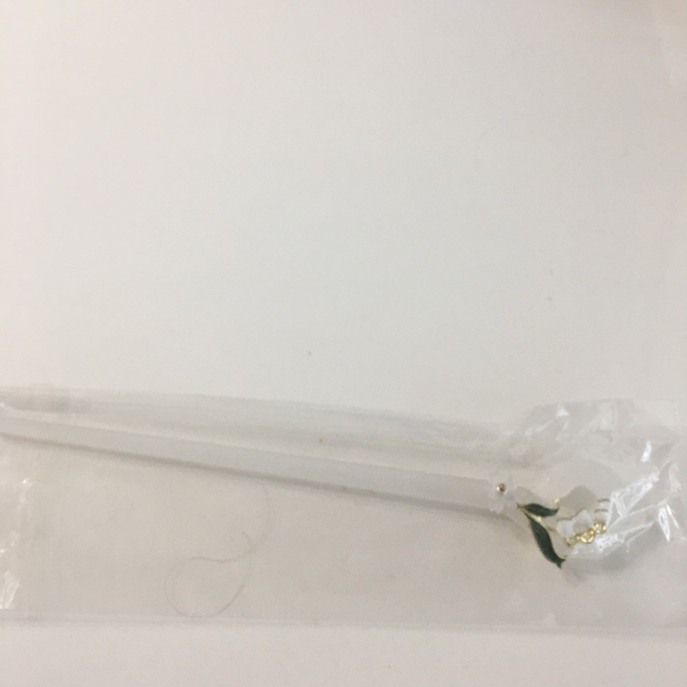 Clear white hair pin for hair accessories